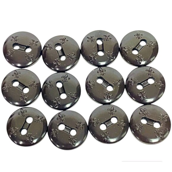 Vintage Boy Scout Uniform Buttons 2-Hole Plastic Replacement Shirt Sleeve Set - Picture 1 of 5